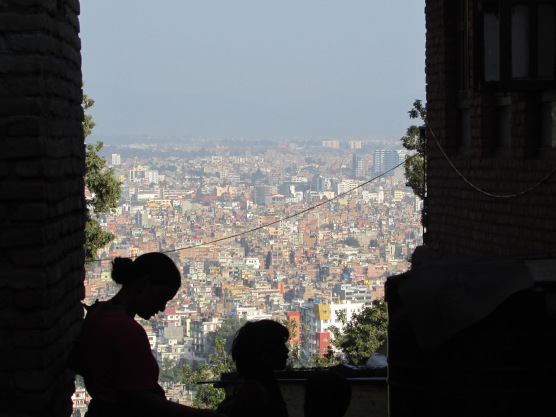 View over Kathmandu from Monkey Temple