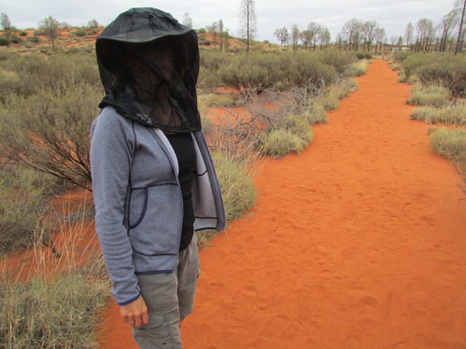 No flys on Sarah! Well actually there were, but not on her face.