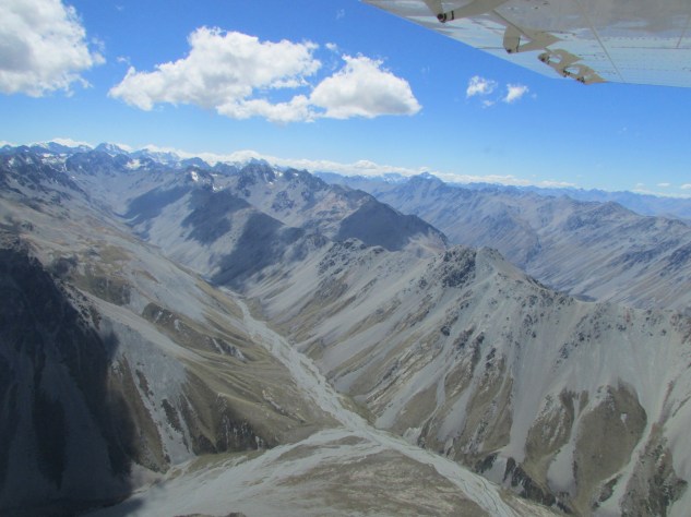 The landscape looks more like the Lake District as we fly back to base. Here at 6,000ft