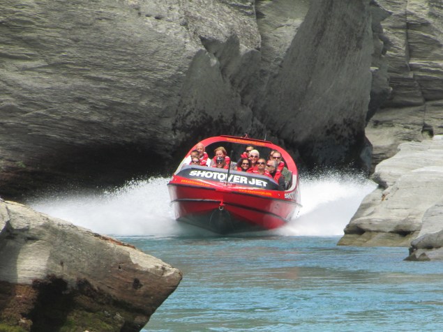 Inches from the gorge cliffs