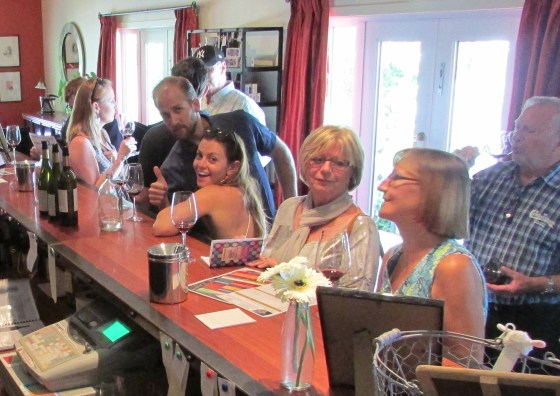 Team Tasters - Collette and Scott not missing another photo op!