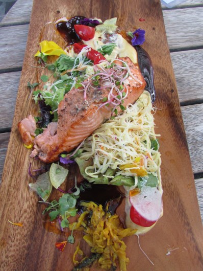 Sarah's salmon - a super lunch at Allan Scott's