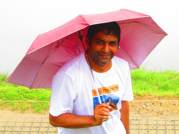 The Man with the Pink Umbrella